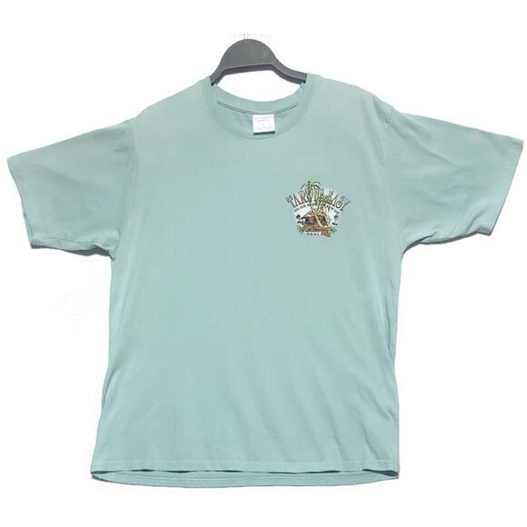 Take it Easy St Thomas Virgin Islands T Shirt Teal Green Women's Size Large - Picture 2 of 7